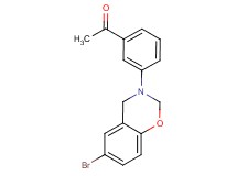 1-[3-(6-bromo-2H-1,3-benzoxazin-3(4H)-yl)phenyl]ethanone
