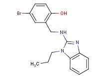 4-bromo-2-{[(1-propyl-1H-benzimidazol-2-yl)amino]methyl}phenol