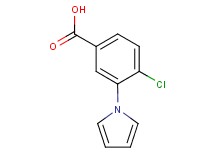 4-chloro-3-(1H-pyrrol-1-yl)benzoic acid