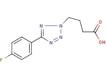 4-[5-(4-fluorophenyl)-2H-tetrazol-2-yl]butanoic acid