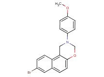 8-bromo-2-(4-methoxyphenyl)-2,3-dihydro-1H-naphtho[1,2-e][1,3]oxazine