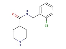 N-(2-chlorobenzyl)piperidine-4-carboxamide