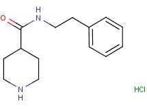 N-(2-phenylethyl)-4-piperidinecarboxamide hydrochloride