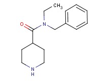 N-benzyl-N-ethylpiperidine-4-carboxamide