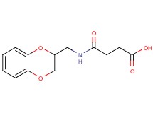 4-[(2,3-dihydro-1,4-benzodioxin-2-ylmethyl)amino]-4-oxobutanoic acid