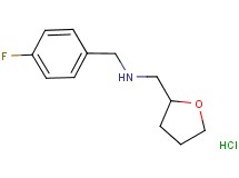 (4-fluorobenzyl)(tetrahydro-2-furanylmethyl)amine hydrochloride