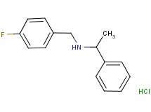 N-(4-fluorobenzyl)-1-phenylethanamine hydrochloride