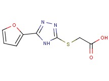 {[5-(2-furyl)-4H-1,2,4-triazol-3-yl]thio}acetic acid