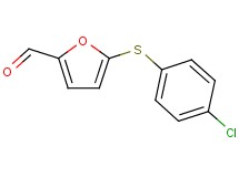 5-[(4-chlorophenyl)thio]-2-furaldehyde