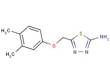 5-[(3,4-dimethylphenoxy)methyl]-1,3,4-thiadiazol-2-amine