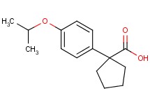 1-(4-isopropoxyphenyl)cyclopentanecarboxylic acid