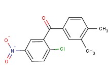 (2-chloro-5-nitrophenyl)(3,4-dimethylphenyl)methanone