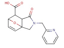 4-oxo-3-(pyridin-2-ylmethyl)-10-oxa-3-azatricyclo[5.2.1.0~1,5~]dec-8-ene-6-carboxylic acid