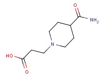 3-[4-(aminocarbonyl)-1-piperidinyl]propanoic acid