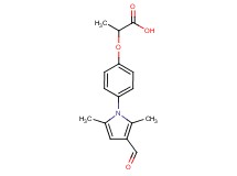 2-[4-(3-formyl-2,5-dimethyl-1H-pyrrol-1-yl)phenoxy]propanoic acid
