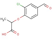 2-(2-chloro-4-formylphenoxy)propanoic acid