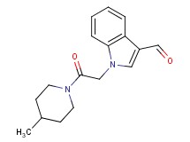 1-[2-(4-methylpiperidin-1-yl)-2-oxoethyl]-1H-indole-3-carbaldehyde