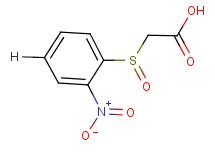 [(2-nitrophenyl)sulfinyl]acetic acid
