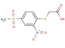{[4-(methylsulfonyl)-2-nitrophenyl]thio}acetic acid