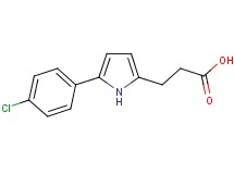 3-[5-(4-chlorophenyl)-1H-pyrrol-2-yl]propanoic acid