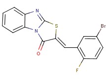 (2Z)-2-(5-bromo-2-fluorobenzylidene)[1,3]thiazolo[3,2-a]benzimidazol-3(2H)-one