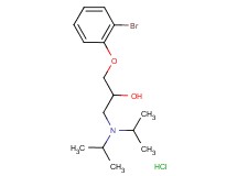 1-(2-bromophenoxy)-3-(diisopropylamino)-2-propanol hydrochloride