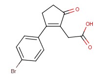 [2-(4-bromophenyl)-5-oxocyclopent-1-en-1-yl]acetic acid