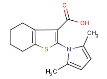 2-(2,5-dimethyl-1H-pyrrol-1-yl)-4,5,6,7-tetrahydro-1-benzothiophene-3-carboxylic acid