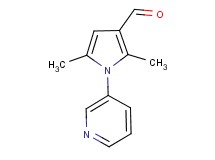 2,5-dimethyl-1-pyridin-3-yl-1H-pyrrole-3-carbaldehyde