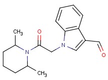 1-[2-(2,6-dimethylpiperidin-1-yl)-2-oxoethyl]-1H-indole-3-carbaldehyde