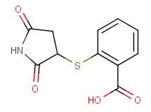 2-[(2,5-dioxopyrrolidin-3-yl)thio]benzoic acid