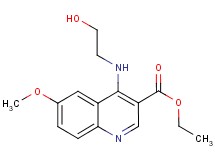 ethyl 4-[(2-hydroxyethyl)amino]-6-methoxyquinoline-3-carboxylate