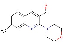 7-methyl-2-morpholin-4-ylquinoline-3-carbaldehyde