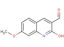 2-hydroxy-7-methoxyquinoline-3-carbaldehyde
