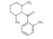 2-[(2,6-dimethyl-1-piperidinyl)carbonyl]aniline