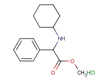 methyl (cyclohexylamino)(phenyl)acetate hydrochloride