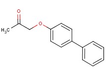 1-(biphenyl-4-yloxy)acetone