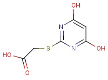 [(4,6-dihydroxypyrimidin-2-yl)thio]acetic acid