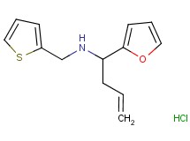 [1-(2-furyl)-3-buten-1-yl](2-thienylmethyl)amine hydrochloride