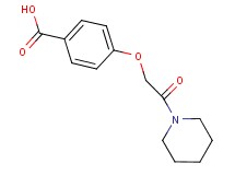 4-(2-oxo-2-piperidin-1-ylethoxy)benzoic acid