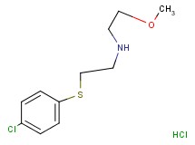{2-[(4-chlorophenyl)thio]ethyl}(2-methoxyethyl)amine hydrochloride