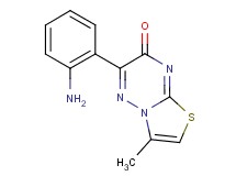 6-(2-aminophenyl)-3-methyl-7H-[1,3]thiazolo[3,2-b][1,2,4]triazin-7-one