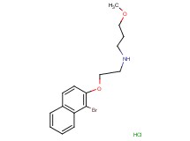 N-{2-[(1-bromo-2-naphthyl)oxy]ethyl}-3-methoxy-1-propanamine hydrochloride