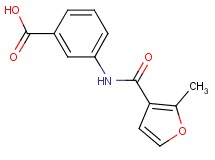 3-[(2-methyl-3-furoyl)amino]benzoic acid