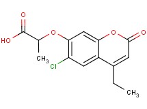 2-[(6-chloro-4-ethyl-2-oxo-2H-chromen-7-yl)oxy]propanoic acid
