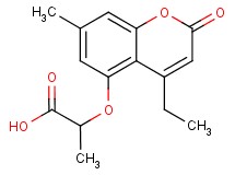 2-[(4-ethyl-7-methyl-2-oxo-2H-chromen-5-yl)oxy]propanoic acid
