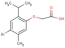 (4-bromo-2-isopropyl-5-methylphenoxy)acetic acid