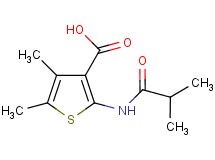 2-(isobutyrylamino)-4,5-dimethyl-3-thiophenecarboxylic acid