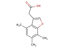 (4,6,7-trimethyl-1-benzofuran-3-yl)acetic acid