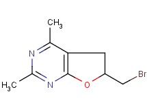 6-(bromomethyl)-2,4-dimethyl-5,6-dihydrofuro[2,3-d]pyrimidine